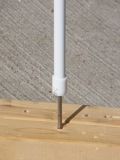 Portable Fence Post in 2x4